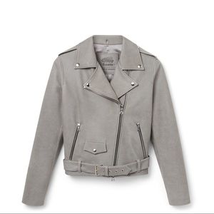 NEW Roots Moto Leather Jacket in Quartz Tribe